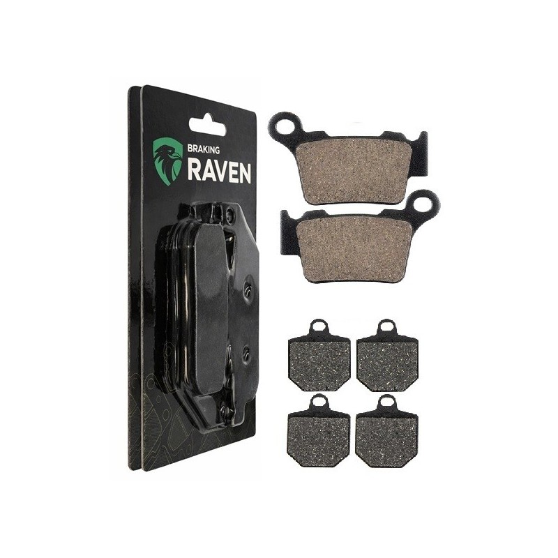 2 Kit plaquettes frein Ktm SMR 450  Avant et Arrière 238-191 - EBC FA702 et FA701 - Raven 103-043