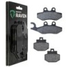 2 Kit plaquettes frein Vespa Granturismo 125 L GT Avant et Arrière 122-186 - EBC FA194 et FA321 - Raven 103-044