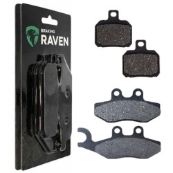 2 Kit plaquettes frein Piaggio X8 200  Avant et Arrière 293-152 - EBC FA702 et FA701 - Raven 103-045