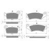 2 Kit plaquettes frein Yamaha WR 250R  Avant et Arrière 041-187 - EBC FA185 et FA367 - Raven 103-049