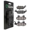 2 Kit plaquettes frein Kawasaki W800 EJ 800  Av G, Av D et Ar 332-124 - EBC FA702 et FA701 - Raven 103-052