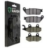 2 Kit plaquettes frein Triumph Street Scrambler 900  Avant et Arrière 022-247 - EBC FA702 et FA701 - Raven 103-053