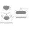 2 Kit plaquettes frein Kram-it ER 125  Avant et Arrière 006-094 - EBC FA134 et FA173 - Raven 103-054