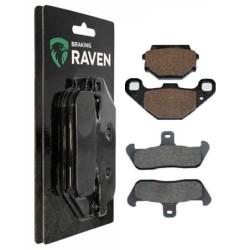 2 Kit plaquettes frein Kram-it MC 250  Avant et Arrière 006-094 - EBC FA134 et FA173 - Raven 103-054