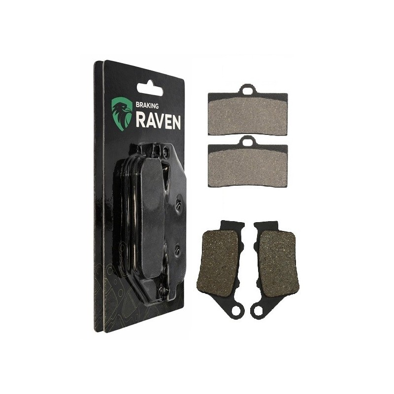 2 Kit plaquettes frein Husqvarna SM 570  Avant et Arrière 023-064 - EBC FA702 et FA701 - Raven 103-056