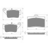 2 Kit plaquettes frein Husqvarna SM 570  Avant et Arrière 023-064 - EBC FA702 et FA701 - Raven 103-056