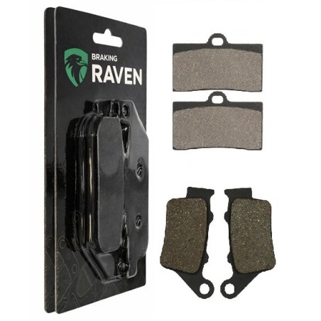 2 Kit plaquettes frein Ktm Sting 125  Avant et Arrière 023-064 - EBC FA702 et FA701 - Raven 103-056