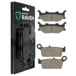 2 Kit plaquettes frein Husqvarna WXE 125  Avant et Arrière 003-099 - EBC FA702 et FA701 - Raven 103-057