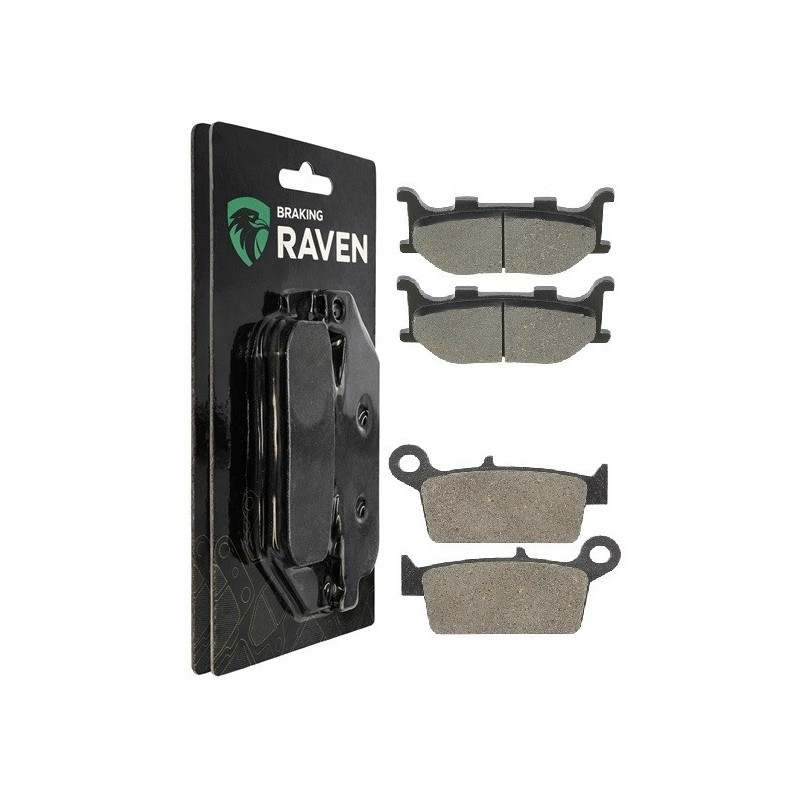 2 Kit plaquettes frein Husqvarna WXE 125  Avant et Arrière 003-099 - EBC FA702 et FA701 - Raven 103-057