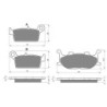 2 Kit plaquettes frein Husqvarna WXE 125  Avant et Arrière 003-099 - EBC FA702 et FA701 - Raven 103-057