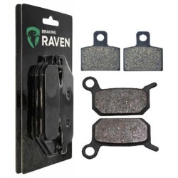 2 Kit plaquettes frein Husqvarna CR 50  Avant et Arrière 190-173 - EBC FA702 et FA701 - Raven 103-058