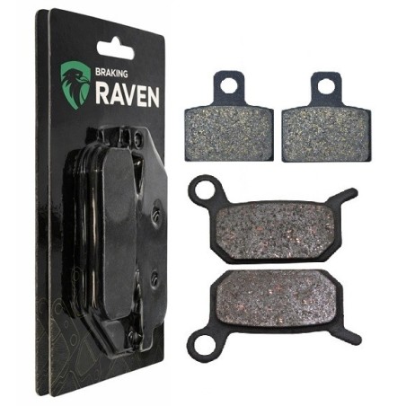 2 Kit plaquettes frein Husqvarna CR 50  Avant et Arrière 190-173 - EBC FA702 et FA701 - Raven 103-058