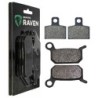 2 Kit plaquettes frein Husqvarna CR 50  Avant et Arrière 190-173 - EBC FA702 et FA701 - Raven 103-058
