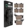 2 Kit plaquettes frein Husqvarna SM 530  Avant et Arrière 191-177 - EBC FA702 et FA701 - Raven 103-060