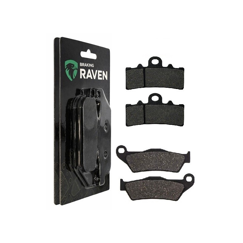 2 Kit plaquettes frein Ktm Duke 200  Avant et Arrière 305-031 - EBC FA702 et FA701 - Raven 103-062