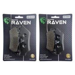 2 Kit plaquettes frein Ktm Enduro 950 R Avant et Arrière 106-031 - EBC FA702 et FA701 - Raven 103-064