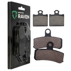 2 Kit plaquettes frein Ktm Freeride 350 F Avant et Arrière 307-297 - EBC FA702 et FA701 - Raven 103-065