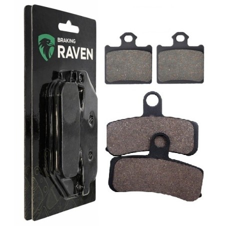 2 Kit plaquettes frein Ktm Freeride 350 F Avant et Arrière 307-297 - EBC FA702 et FA701 - Raven 103-065