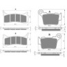 2 Kit plaquettes frein Ktm SMR 450  Avant et Arrière 212-191 - EBC FA702 et FA701 - Raven 103-066
