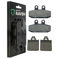 2 Kit plaquettes frein Gilera X1 125  Avant et Arrière 010-096 - EBC FA113 et FA60 - Raven 103-068