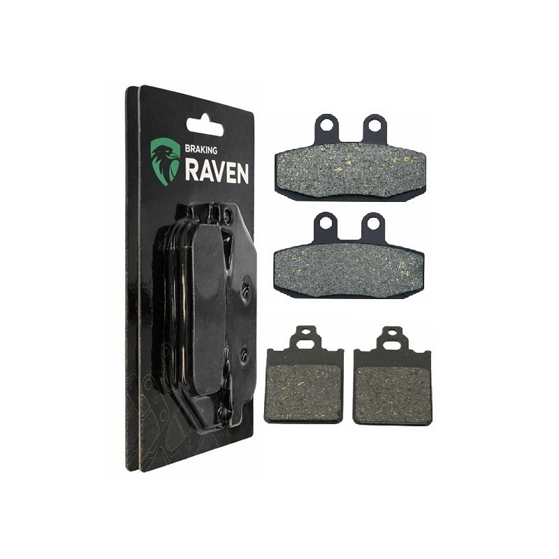 2 Kit plaquettes frein Gilera X1 125  Avant et Arrière 010-096 - EBC FA113 et FA60 - Raven 103-068