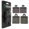 2 Kit plaquettes frein Cagiva Lucky 50 Explorer Avant et Arrière 038-096 - EBC FA702 et FA701 - Raven 103-069