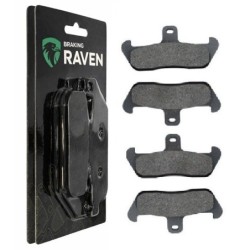 2 Kit plaquettes frein Cagiva Elefant 750  Avant et Arrière 006-089 - EBC FA702 et FA701 - Raven 103-071