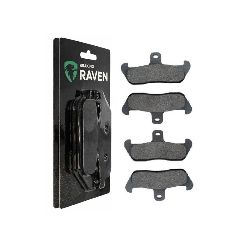 2 Kit plaquettes frein Cagiva Elefant 750  Avant et Arrière 006-089 - EBC FA702 et FA701 - Raven 103-071
