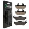 2 Kit plaquettes frein Cagiva Elefant 750 E Avant et Arrière 024-031 - EBC FA702 et FA701 - Raven 103-072
