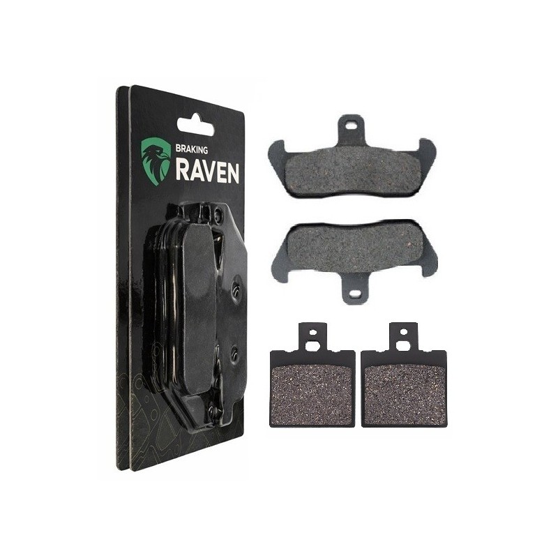 2 Kit plaquettes frein Cagiva Mito 125  Avant et Arrière 038-089 - EBC FA702 et FA701 - Raven 103-074