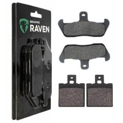 2 Kit plaquettes frein Cagiva W12 350  Avant et Arrière 038-089 - EBC FA702 et FA701 - Raven 103-074