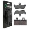 2 Kit plaquettes frein Cagiva W12 350  Avant et Arrière 038-089 - EBC FA702 et FA701 - Raven 103-074