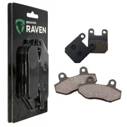 2 Kit plaquettes frein Cagiva Mito 50  Avant et Arrière 011-121 - EBC FA702 et FA701 - Raven 103-076