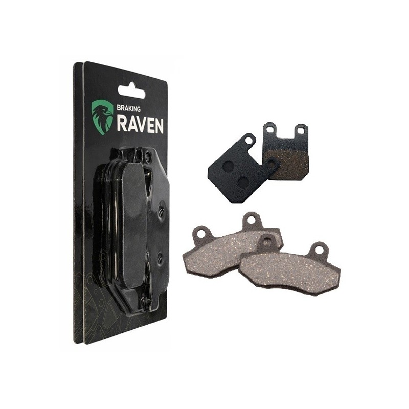 2 Kit plaquettes frein Cagiva Mito 50  Avant et Arrière 011-121 - EBC FA702 et FA701 - Raven 103-076