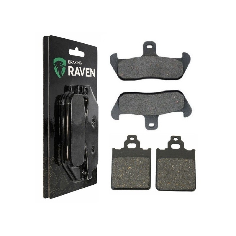 2 Kit plaquettes frein Cagiva N90 125  Avant et Arrière 089-096 - EBC FA702 et FA701 - Raven 103-077