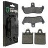 2 Kit plaquettes frein Cagiva N90 125  Avant et Arrière 089-096 - EBC FA702 et FA701 - Raven 103-077