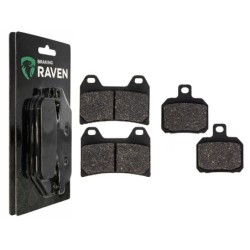 2 Kit plaquettes frein Cagiva Raptor 1000  Avant et Arrière 141-152 - EBC FA702 et FA701 - Raven 103-078