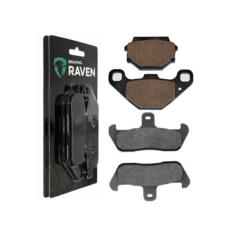 2 Kit plaquettes frein Cagiva W16 600  Avant et Arrière 089-094 - EBC FA702 et FA701 - Raven 103-079
