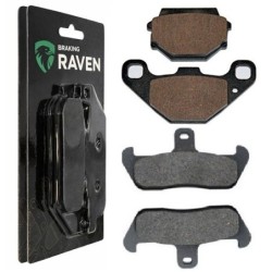 2 Kit plaquettes frein Aprilia Pegaso 600  Avant et Arrière 089-094 - EBC FA163 et FA173 - Raven 103-079