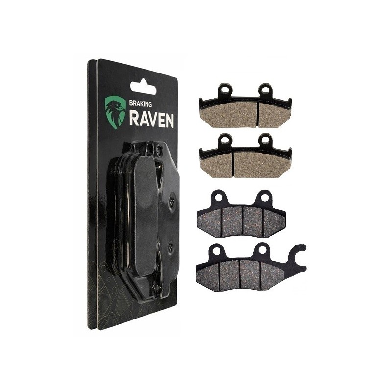 2 Kit plaquettes frein Cagiva Elefant 900  Avant et Arrière 024-088 - EBC FA702 et FA701 - Raven 103-080