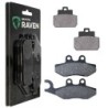 2 Kit plaquettes frein Piaggio X8 150 Street Avant et Arrière 293-263 - EBC FA702 et FA701 - Raven 103-083