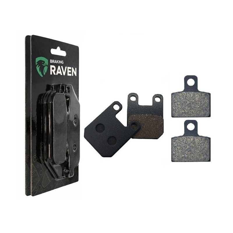 2 Kit plaquettes frein Gas-Gas MX 65  Avant et Arrière 121-173 - EBC FA702 et FA701 - Raven 103-085