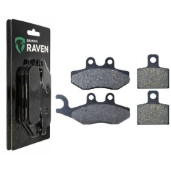 2 Kit plaquettes frein Gas-Gas Pampera 125  Avant et Arrière 122-143 - EBC FA702 et FA701 - Raven 103-086