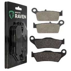 2 Kit plaquettes frein Gas-Gas Pampera 400  Avant et Arrière 003-031 - EBC FA702 et FA701 - Raven 103-087