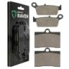 2 Kit plaquettes frein Gas-Gas SM 125  Avant et Arrière 003-064 - EBC FA702 et FA701 - Raven 103-088