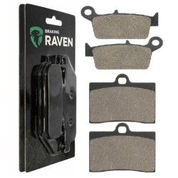 2 Kit plaquettes frein Gas-Gas SM 515  Avant et Arrière 003-064 - EBC FA702 et FA701 - Raven 103-088