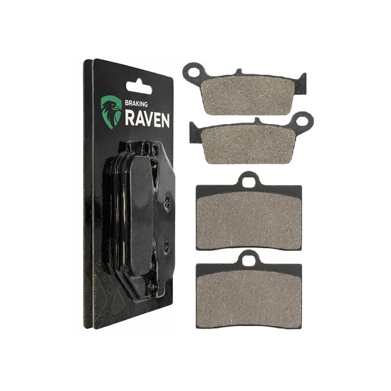 2 Kit plaquettes frein Gas-Gas SM 515  Avant et Arrière 003-064 - EBC FA702 et FA701 - Raven 103-088