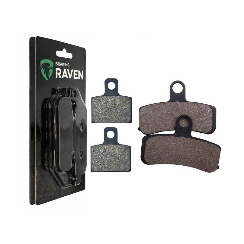 2 Kit plaquettes frein Gas-Gas TX 125 Randone Avant et Arrière 173-308 - EBC FA702 et FA701 - Raven 103-090