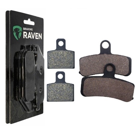 2 Kit plaquettes frein Gas-Gas TX 125 Randone Avant et Arrière 173-308 - EBC FA702 et FA701 - Raven 103-090