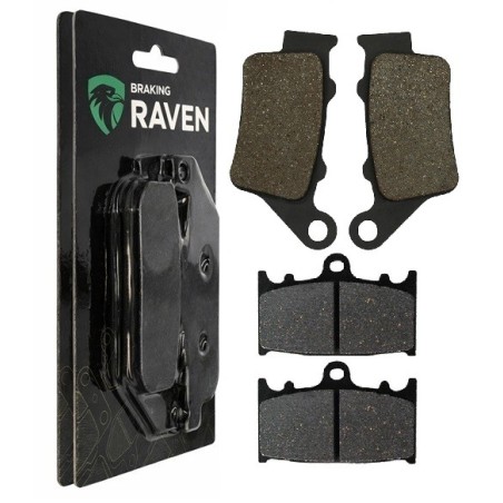 2 Kit plaquettes frein Husaberg FS 400 E,C Avant et Arrière 023-032 - EBC FA702 et FA701 - Raven 103-091